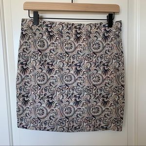 EUC Free People Boho Stretch Mini Skirt